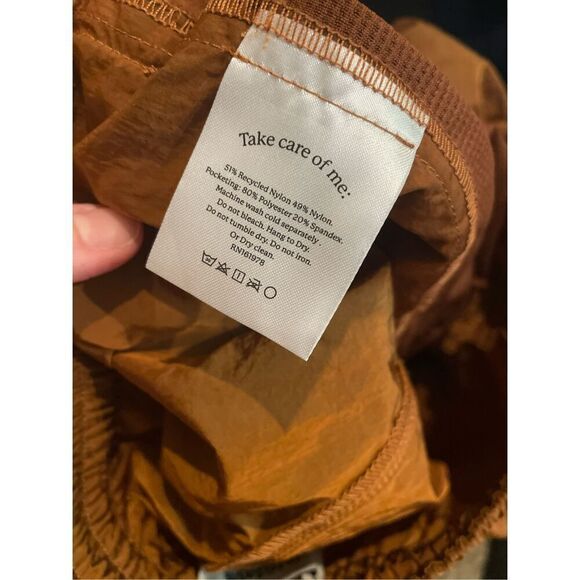 Halfdays Womens Caramel Brown Elastic Waist Hiking Climbing Shorts Size XS - Picture 4 of 5